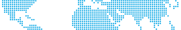 World map dotted